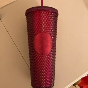 Starbucks raspberry studded tumbler 24oz
